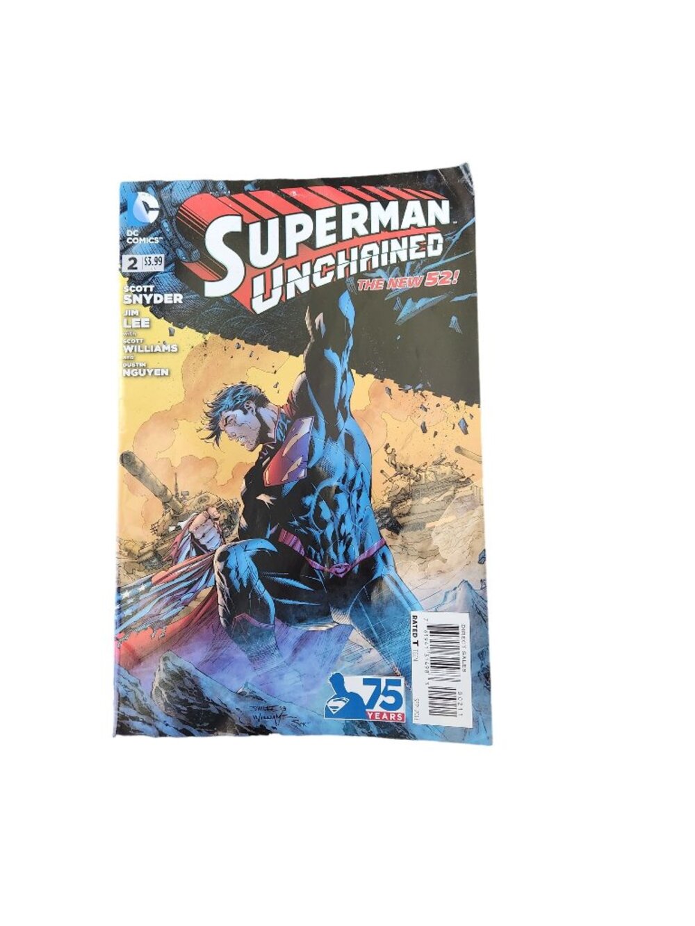 DC Comics Superman Unchained #2 2013 Comic Book Collector Bagged Boarded